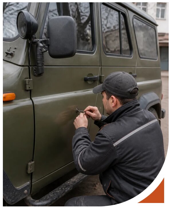 Профессиональное вскрытие автомобиля УАЗ без повреждений в Ртищеве